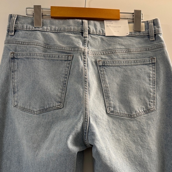 DL 1961 Straight High Rise Blue Jeans Sz 29 NEW - Picture 5 of 6